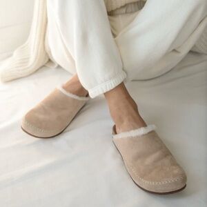 Jenni Kayne- Shearling Lined Clog, Natural, Size 8